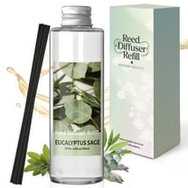 SCENTORINI Sage Reed Diffuser Refill 200ml/6.8 fl oz, Natural Essential Scented Oil, Best for Aromatherapy, SPA and Home Fragrance