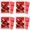 thumbnail image 1 of SCENTORINI Strawberry Scented Wax Melts, Soy Wax Cubes for Candle Making (4-Pack), 1 of 9