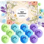 SCENTORINI Sneaker Deodorizer Balls, 12 Pack Shoe Odor Elimination, Long-Lasting Freshness for Gym, Bags, Cars