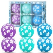 SCENTORINI Sneaker Deodorizer Balls, 6 Pack Shoe Odor Elimination, Long-Lasting Freshness for Gym, Bags, Cars