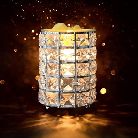 SCENTORINI Wax Melt Warmer, Crystal Electric Wax Warmer for Home Office Bedroom Living Room Decor