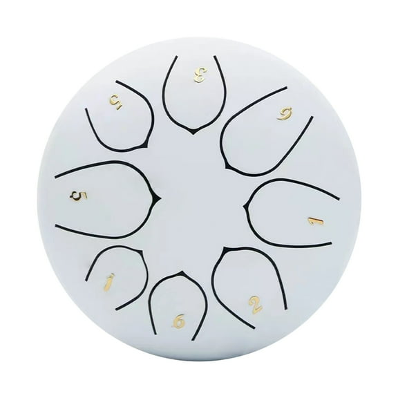 SCGSY Rain Drum for Outside, Chakra Drum for Garden Instrument, 11.4 cm 8 Tones Small Tounge Drum, Steel Drums Instrument, Rain Sounds, Waterproof Chakra Drum Rain for Outside Garden (A)