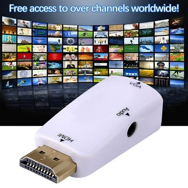 SCGSY Smart Tv Streaming Device, Wireless HDMI Display Dongle Adapter, Mobile Screen Mirroring Receiver, Access All Channels for Free, For Phone Casting/Mirroring to Tv/Projector/Monitor (White)