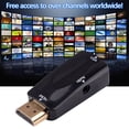 thumbnail image 1 of SCGSY Smart Tv Streaming Device, Wireless HDMI Display Dongle Adapter, Mobile Screen Mirroring Receiver, Access All Channels for Free, For Phone Casting/Mirroring to Tv/Projector/Monitor (Black), 1 of 4
