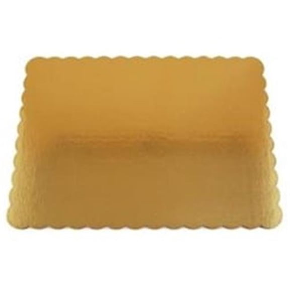 SCH1665 Scalloped Cake Pad - Gold - 1x2 Sheet - Premium Design