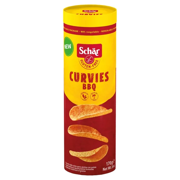 Schar Curvies BBQ - Gluten Free Chips 170g