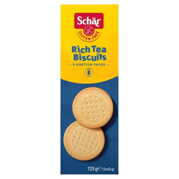 Schar Rich Tea Biscuits 125G, Imported from Britain