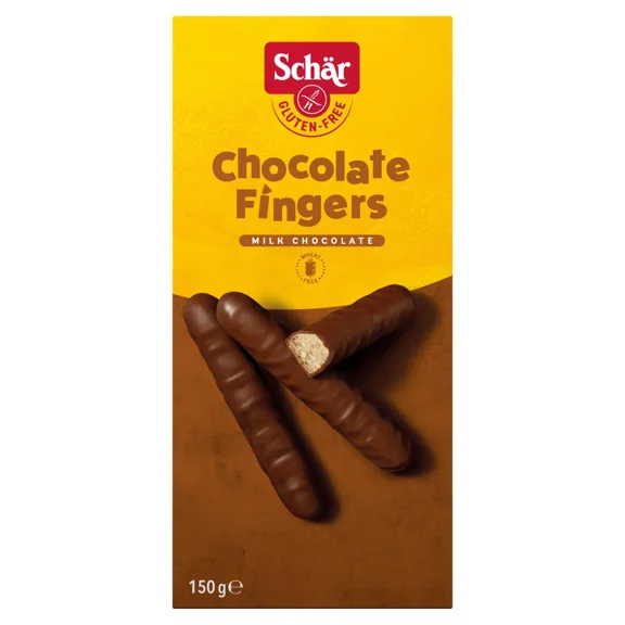 Schar Gluten Free Chocolate Fingers - 150g