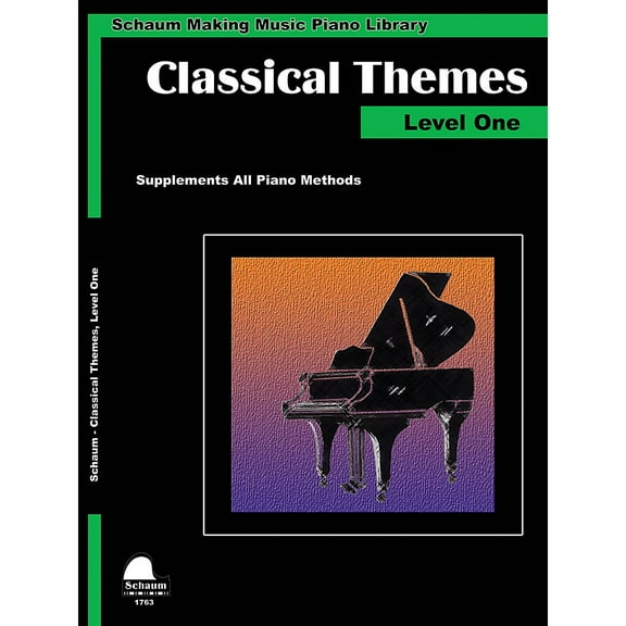 Classical Themes Level 1 (Schaum Making Music Piano Library) Educational Piano Book (Level Elem)