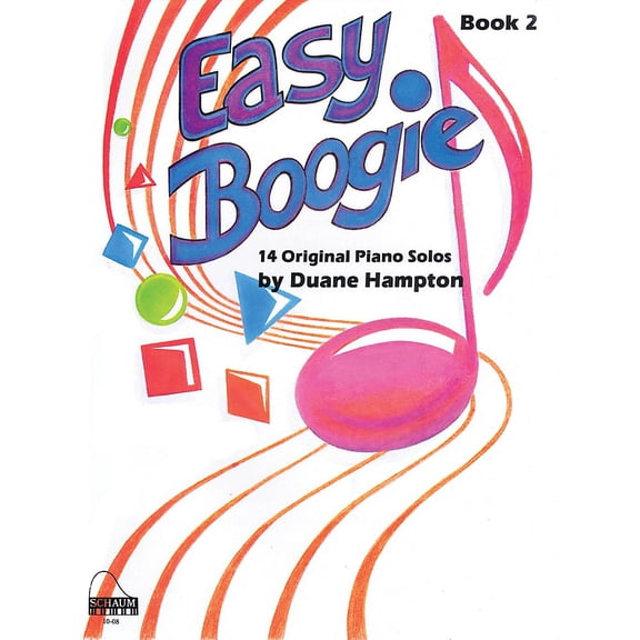 SCHAUM Easy Boogie Book 2 Educational Piano Series Softcover Composed by Duane Hampton
