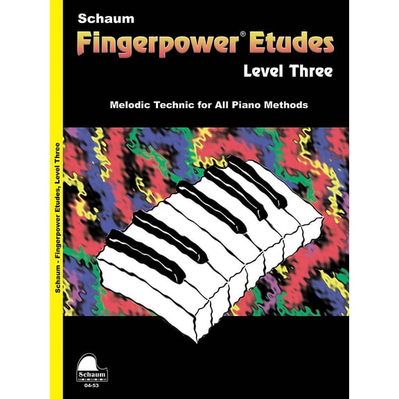 SCHAUM Fingerpower Etudes Lev 3 Educational Piano Series Softcover