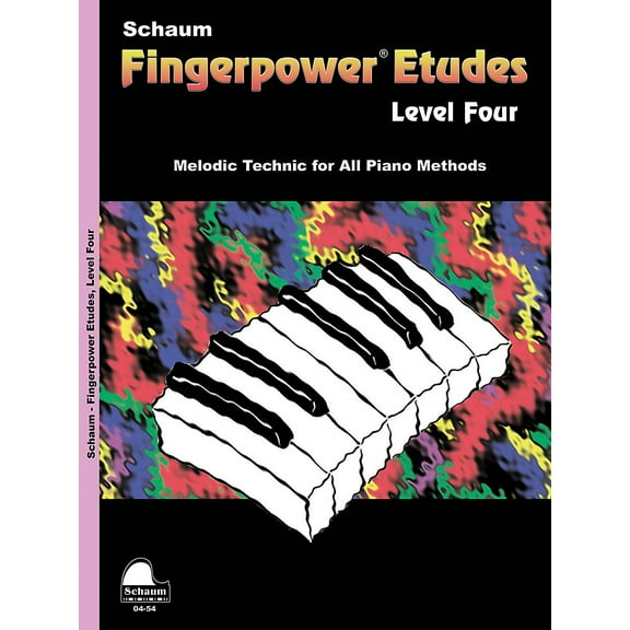 SCHAUM Fingerpower Etudes Lev 4 Educational Piano Series Softcover