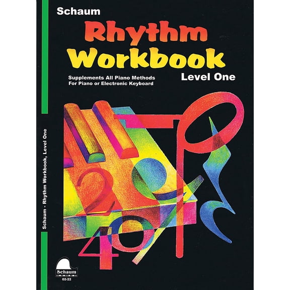 SCHAUM Rhythm Workbook (Level 1) Educational Piano Book by Wesley Schaum (Level Late Elem)