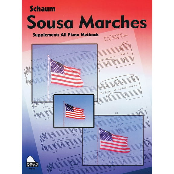 SCHAUM Sousa Marches Educational Piano Series Softcover
