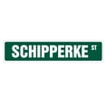 thumbnail image 1 of SCHIPPERKE Street Sign dog lover great pet owner | Indoor/Outdoor |  36" Wide, 1 of 5