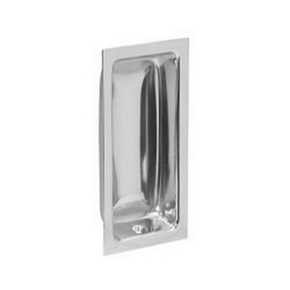 Schlage 221B26 Bright Chromium Finish Round Sliding Door Flush Pulls