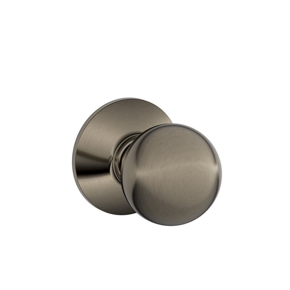 SCHLAGE F10 ORB 620 Knob Lockset,Mechanical,Passage,Grd. 1