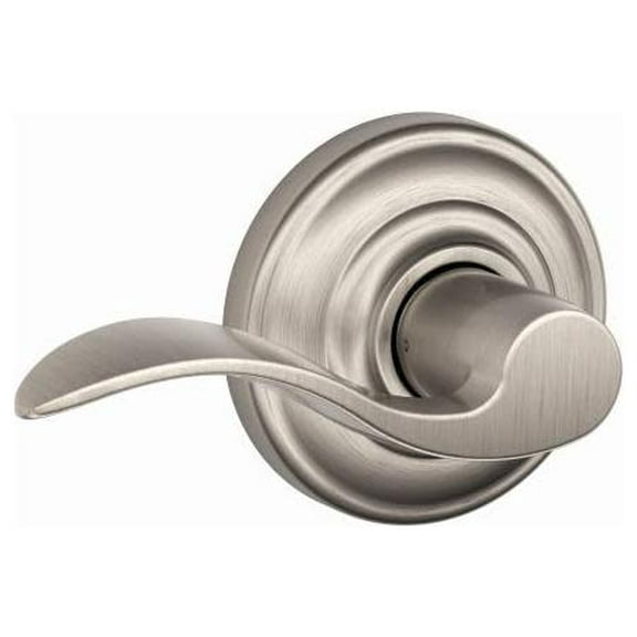 SCHLAGE F10ACC619AND F10-ACC-AND Accent Passage Door Lever Set with Andover Trim
