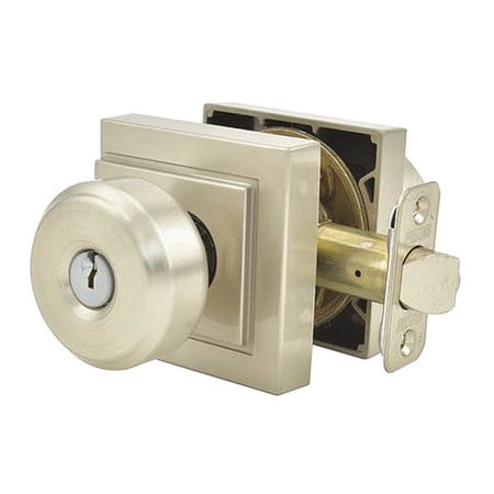 SCHLAGE F51ABWE619ULD Bowery Knob Upland Rose Keyed Entry C KW