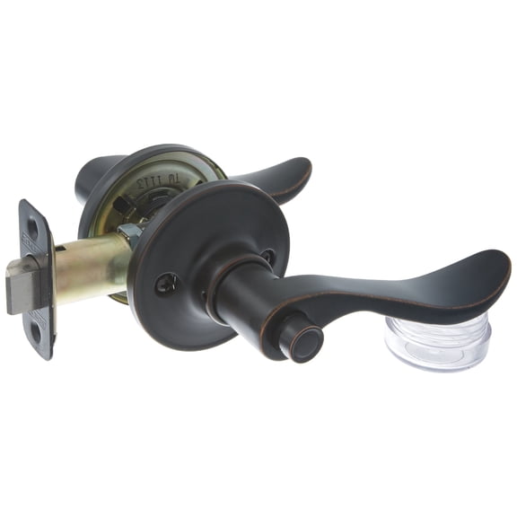 SCHLAGE J Series Seville Privacy Door Lever Finish: Aged Bronze