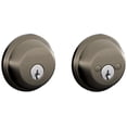 thumbnail image 1 of SCHLAGE Lock CO B62N620 Double Cylinder Deadbolt, Pewter, 1 of 1