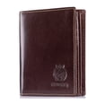thumbnail image 1 of SCHLATUM Men's Genuine Leather Bifold Wallet with RFID Blocking, 15 Card Slots, 2 Cash Compartments and ID Window , Coffee, 1 of 7
