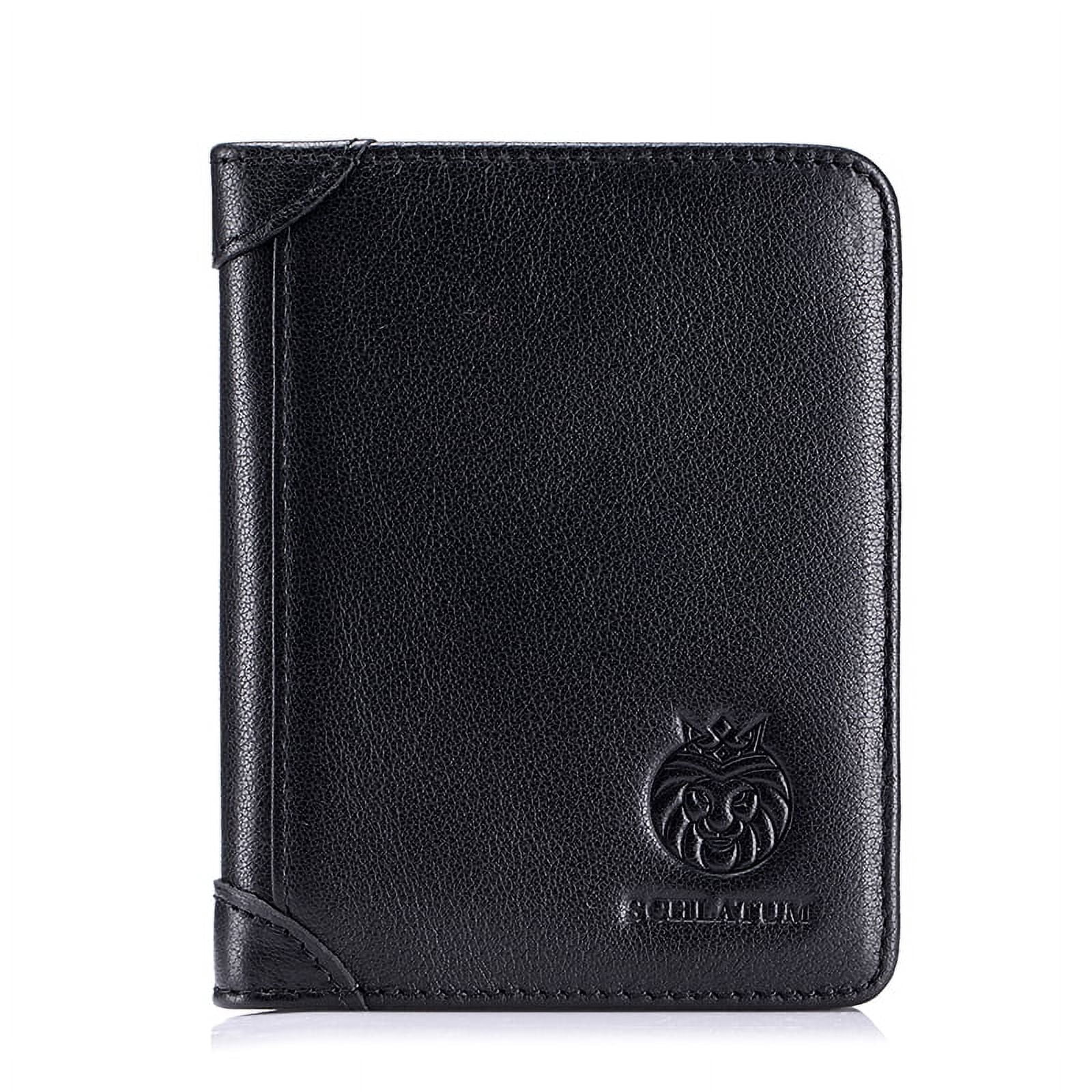 Wallet Men's Wallet Leather Billfold Rfid Wallet With Extra Capacity In ...