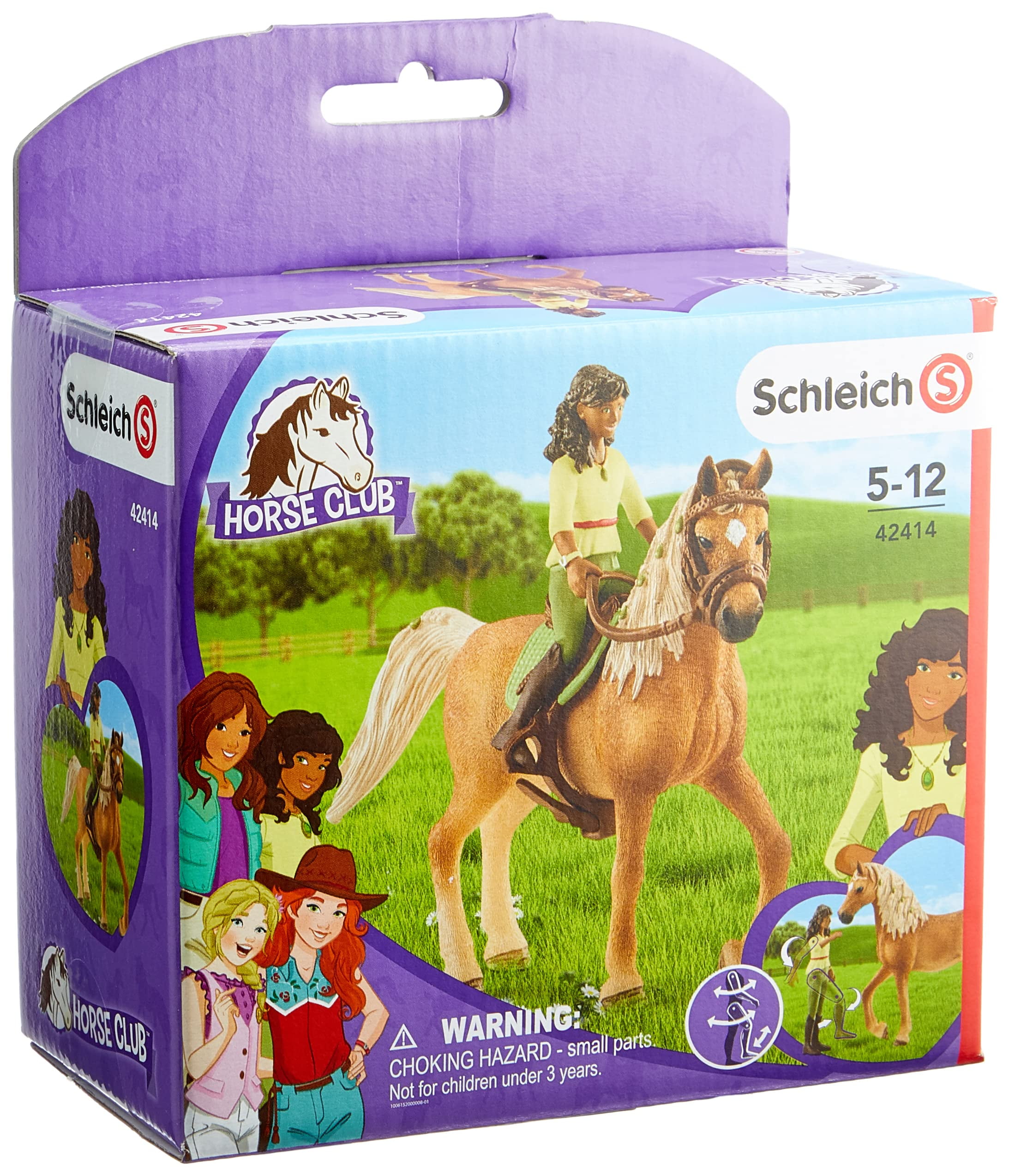 SCHLEICH 42414 Horse Club Sarah & Mystery - Walmart.com