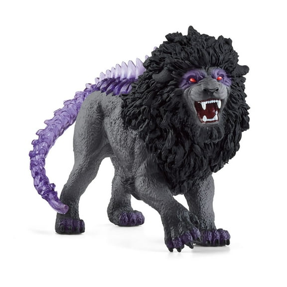 schleich 42555 Eldrador Creatures Mythical Shadow Lion Action Figure - Highly Detailed and Real