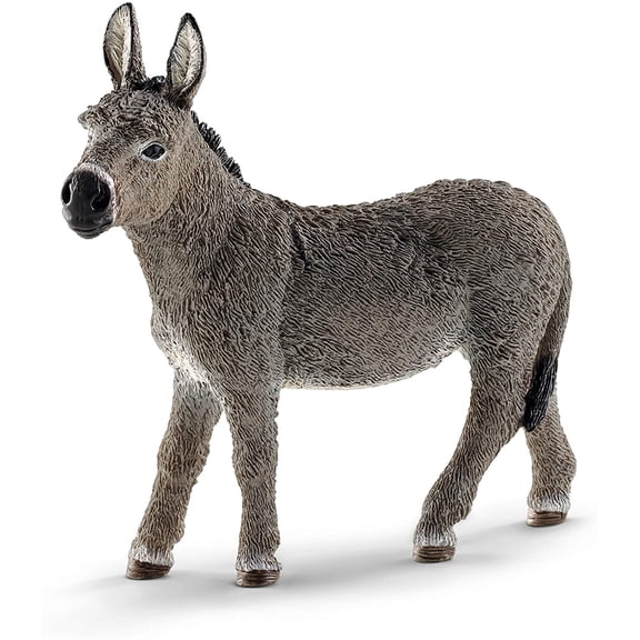 Schleich 13772 Donkey Toy Figure, Brown, For Ages 3+,Each
