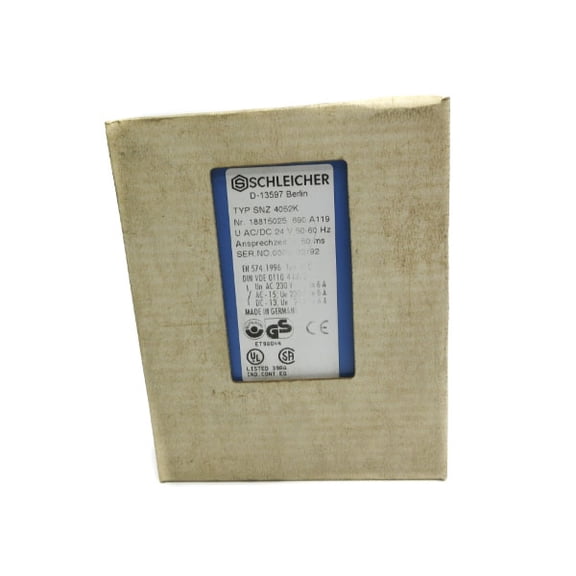 SCHLEICHER SNZ4052K 18815025 24VAC/DC NSMP