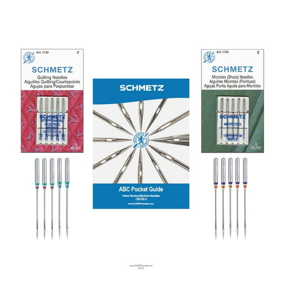 SCHMETZ Quilting and Microtex Combo Pack