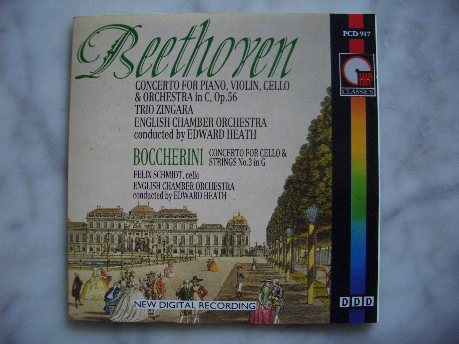 ENGLISH CHAMBER ORCHESTRA (orchestr Beethoven Concerto for Piano, Violin , Cello & Orchest (CD)