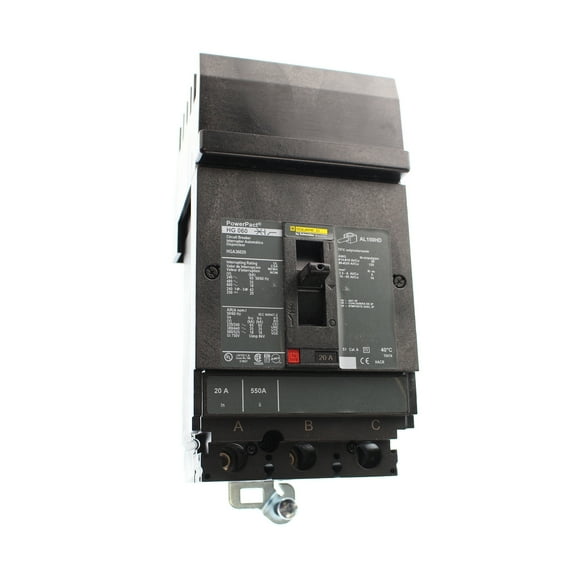 SCHNEIDER ELECTRIC HGA36020 Molded Case Circuit Breaker 600-Volt 20-Amp Electrical Box