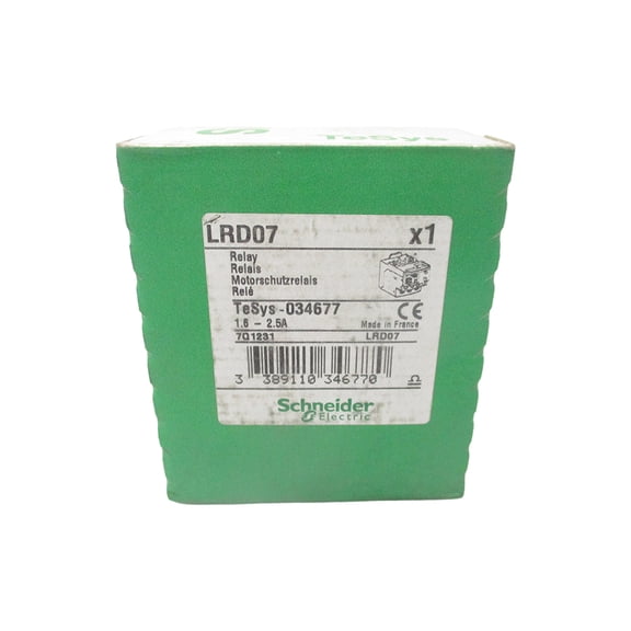 SCHNEIDER ELECTRIC LRD07 1.6-2.5A NSFS