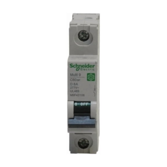 SCHNEIDER ELECTRIC M9F43108 277V 8A (AS PICTURED) NSNP