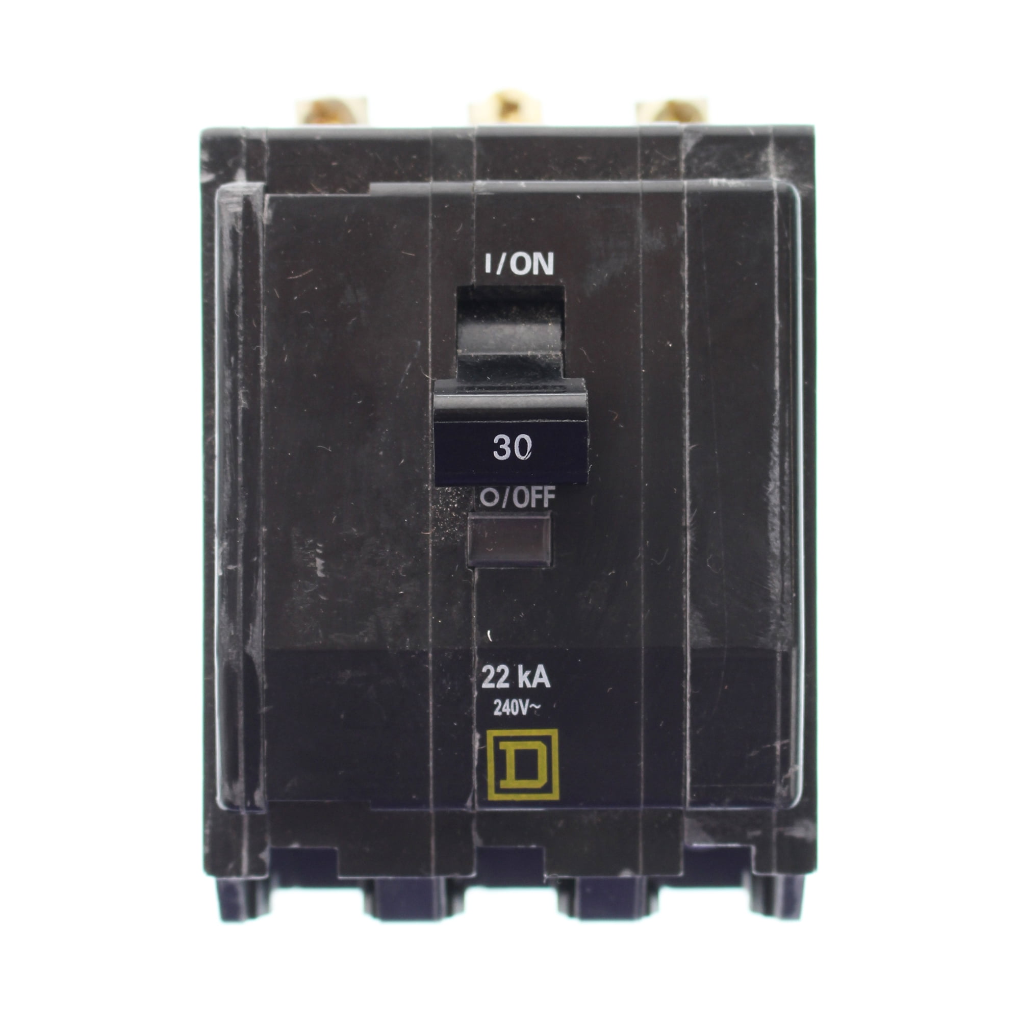 Interruttore Square D QOB330VH 30A 3 Poli 240V AC &ndash; Montaggio A Bullone, Nuovo Senza Scatola