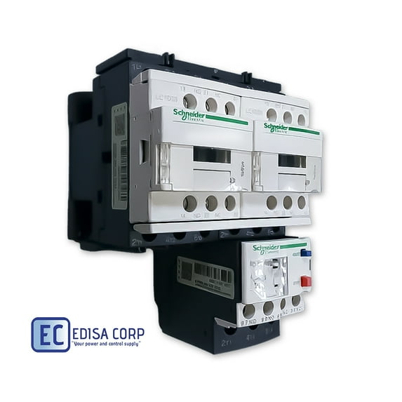 SCHNEIDER LC1D09 Professional Reversing 1/3HP @ 220V, 3/4HP @ 480V, 1 - 1.6 Amp.,Coil 440V