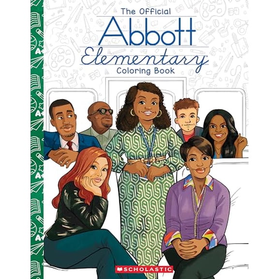 Pre-Owned Abbott Elementary: The Official Coloring Book, 9781546121855, 1546121854, Paperback,