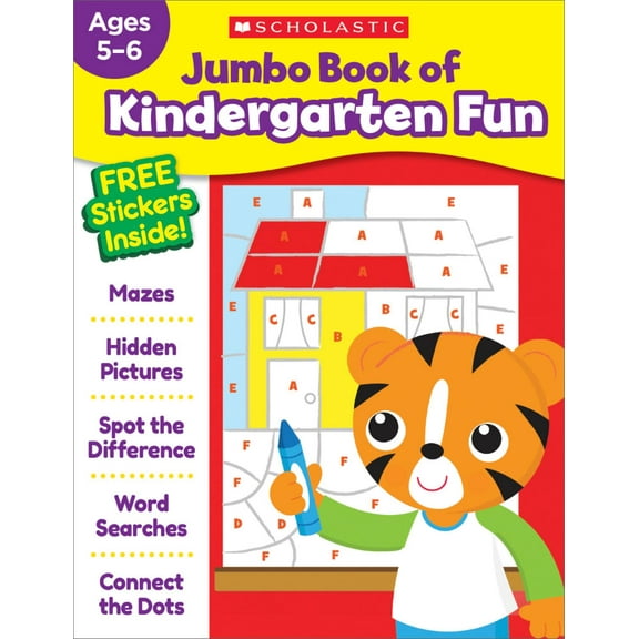 Jumbo Book of Kindergarten Fun (Paperback)