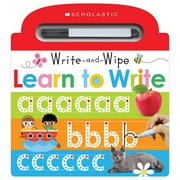Learn to Write Scholastic Early Learners Write and Wipe Paperback
