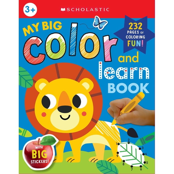 My Big Color and Learn Book: Scholastic Early Learners (Coloring Book), 240 pages (Paperback)