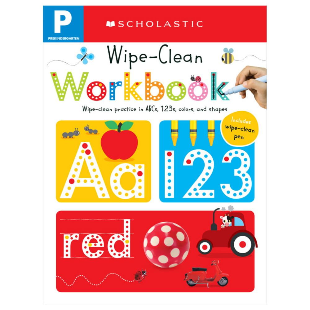 SCHOLASTIC: Pre-K Wipe-Clean Workbook: Scholastic Early Learners (Wipe-Clean) (Workbook) (Board Book)
