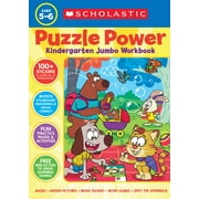 Puzzle Power Kindergarten Jumbo Workbook Paperback