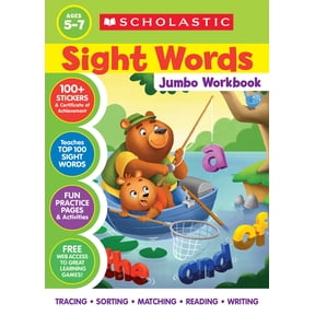 Scholastic Sight Words Jumbo Workbook (Paperback)