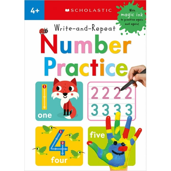 Write-And-Repeat Number Practice: Scholastic Early Learners (Write-and-Repeat) (Paperback)