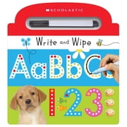 Write and Wipe ABC 123 Scholastic Early Learners Write and Wipe Board Book