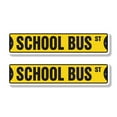 thumbnail image 1 of SCHOOL BUS Classic Street Sign (2 Pack) driver student stop Road Sign | 4" X 18" Plastic Address Sign, 1 of 5