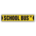 thumbnail image 1 of SCHOOL BUS Street Sign driver student stop | Indoor/Outdoor |  24" Wide, 1 of 5