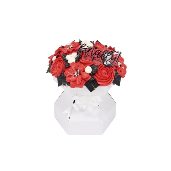 SCHOOL COLORS CUPCAKE BOUQUET